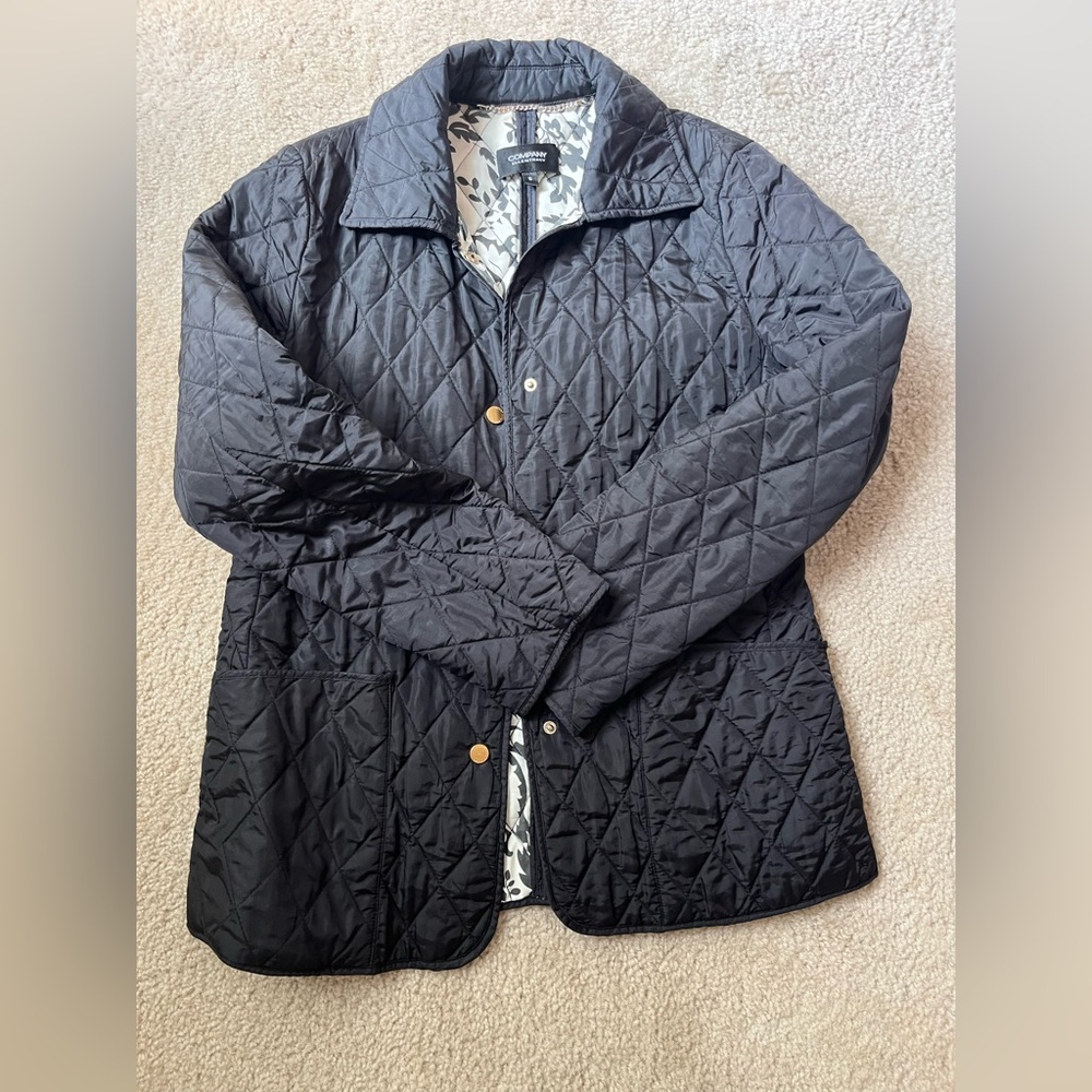 Ellen Tracey Company Size Small Quilted Car Coat